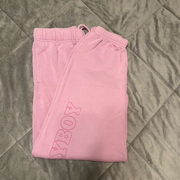 Pacsun Playboy Bunny Women Joggers Fleece Sweatpants, Size Small EUC - Picture 6 of 9